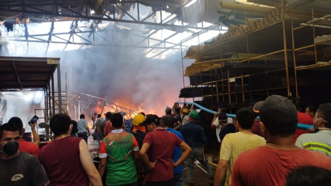 Incendio presentado en el Municipio de Paratebueno.