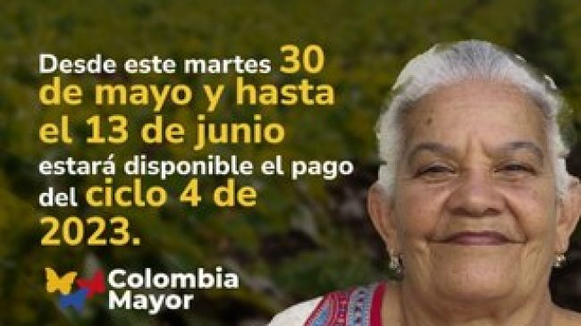 ¡Importante! Personas que se benefician del programa Colombia Mayor