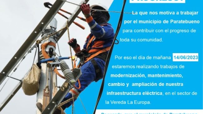 Atención, importante: La empresa ENEL Colombia llevará a cabo labores de mantenimiento