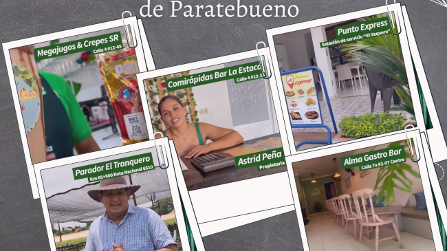 Los propietarios de negocios de comida en Paratebueno te reciben con alegría.