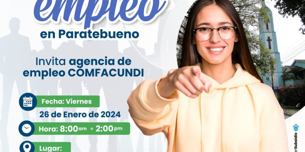 ¡Gran Feria de Empleo y Servicios llega a Paratebueno!