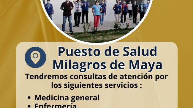 ¡Brigada de Salud en la Inspección de Maya!