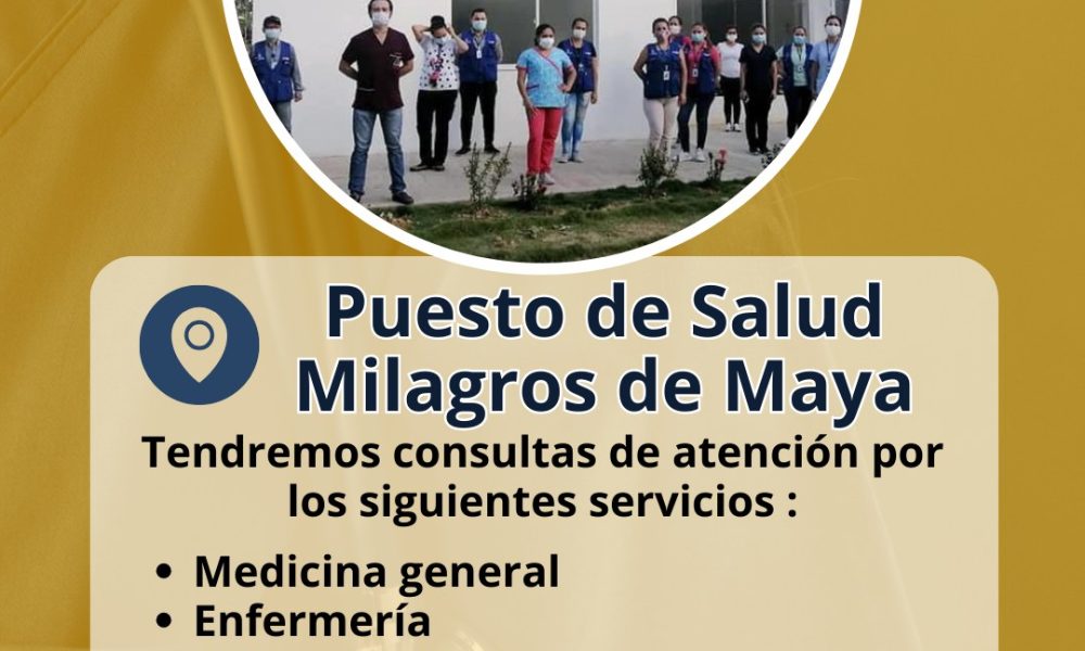 ¡Brigada de Salud en la Inspección de Maya!