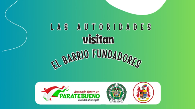 Las autoridades locales realizan una visita a El Barrio Fundadores